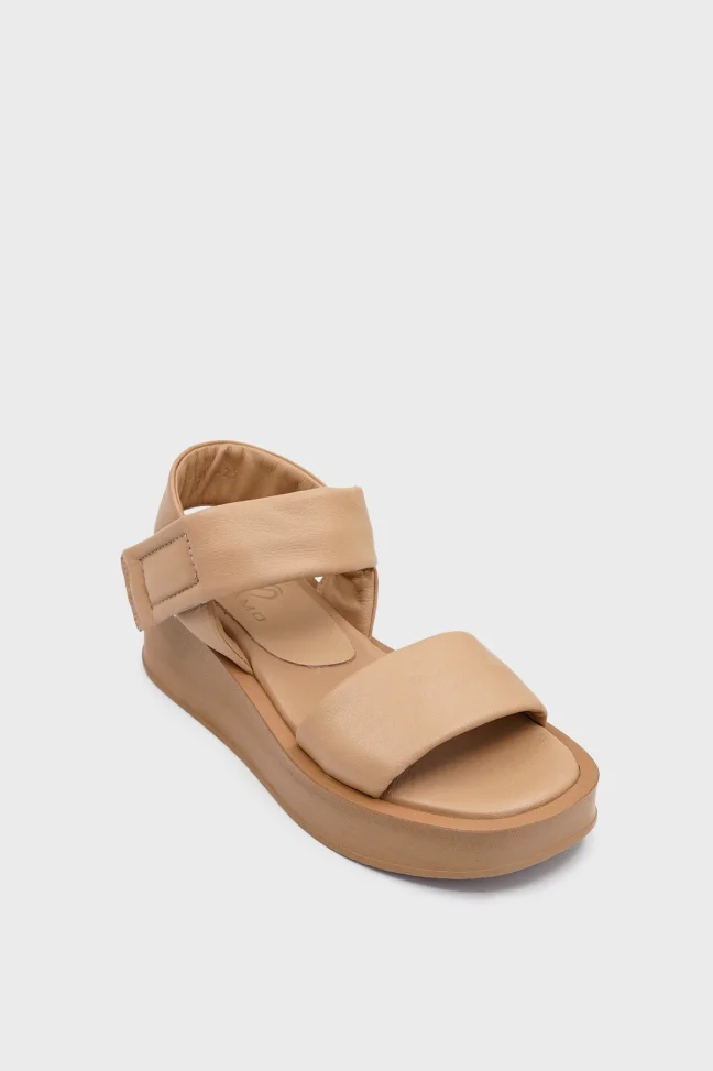 SKD-039 Nude Leather Women's Sandal