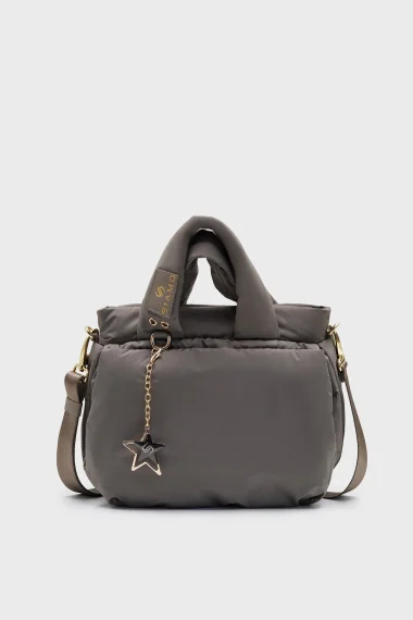 SCO-001 Cloudy Gray Textile Women’s Bag