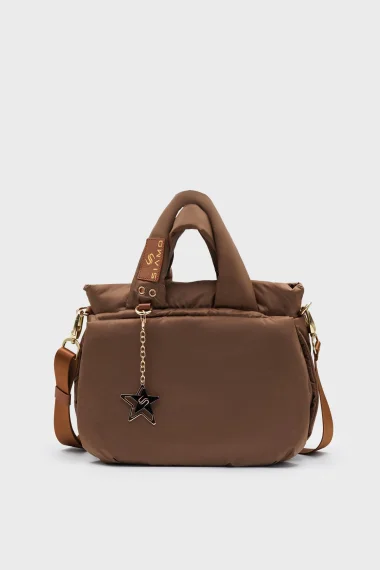 SCO-001 Cloudy Brown Textile Women’s Bag